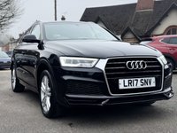 USED 2017 17 AUDI Q3 1.4 TFSI CoD S line Edition SUV 5dr Petrol S Tronic Euro 6 (s/s) (150 ps) 