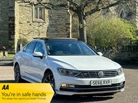 USED 2017 66 VOLKSWAGEN PASSAT 2.0 TDI BlueMotion Tech R-Line Saloon 4dr Diesel Manual Euro 6 (s/s) (150 ps) LOW MILES+LETHER+NAV+PAN ROOF+