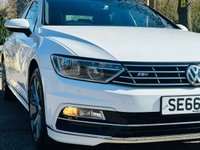 USED 2017 66 VOLKSWAGEN PASSAT 2.0 TDI BlueMotion Tech R-Line Saloon 4dr Diesel Manual Euro 6 (s/s) (150 ps) LOW MILES+LETHER+NAV+PAN ROOF+