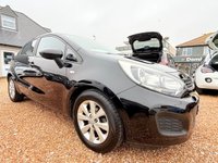 USED 2014 14 KIA RIO 1.25 VR7 Hatchback 5dr Petrol Manual Euro 5 (84 bhp) &pound;35 Tax + Bluetooth + Rear Parking Sensors