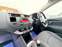 USED 2014 14 KIA RIO 1.25 VR7 Hatchback 5dr Petrol Manual Euro 5 (84 bhp) &pound;35 Tax + Bluetooth + Rear Parking Sensors