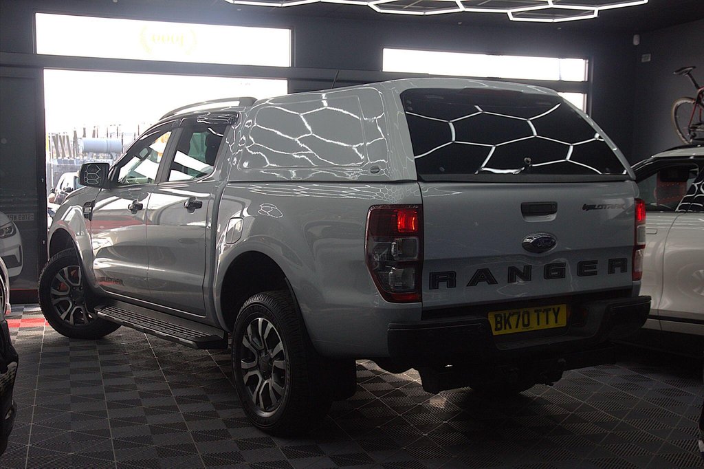 USED 2020 70 FORD RANGER 3.2 TDCi Wildtrak Auto 4WD Euro 6 (s/s) 4dr ALLOYS|HARDTOP CANOPY