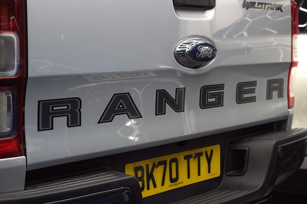 USED 2020 70 FORD RANGER 3.2 TDCi Wildtrak Auto 4WD Euro 6 (s/s) 4dr ALLOYS|HARDTOP CANOPY