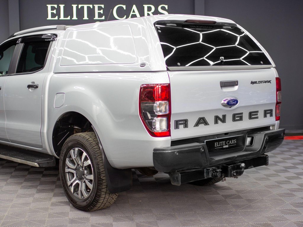 USED 2020 70 FORD RANGER 3.2 TDCi Wildtrak Auto 4WD Euro 6 (s/s) 4dr ALLOYS|HARDTOP CANOPY