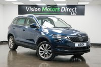 USED 2019 19 SKODA KAROQ 1.5 TSI ACT SE L DSG Euro 6 (s/s) 5dr Black Leather, Sat Nav