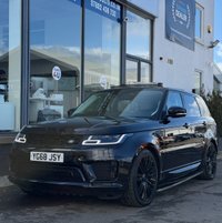 USED 2018 68 LAND ROVER RANGE ROVER SPORT 3.0 SD V6 Autobiography Dynamic SUV 5dr Diesel Auto 4WD Euro 6 (s/s) (306 ps) THIS CAR COMES WITH 6 MONTHS WARRANTY , BREAKDOWN COVER & RECOVERY++  GREAT EXAMPLE OF AUTOMATIC 4 X 4 + APPLE CAR PLAY/ ANDRIOD AUTO + NAVIGATION SYSTEM + BLUETOOTH + DAB RADIO + USB CONNECTION + FRONT AND REAR PARKING SENSORS + REVERSING CAMERA + FULL  LEATHER TRIM  + FRONT HEATED SEATS + REAR HEATED SEATS + FRONT MEMORY SEATS + CRUISE CONTROL + DUAL CLIMATE CONTROL + PRIVACY GLASS + 22 INCH ALLOY WHEELS + FRONT COOLING SEATS DUAL PANAROMIC ROOF/ SUN ROOF + MERIDIAN SOUND SYSTEM +