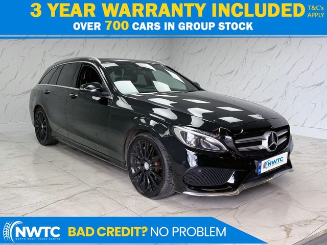 View our Mercedes-Benz C-Class *AUTO!* 2.1 C250d AMG Line (Premium Plus) Estate 5dr Diesel 7G-Tronic+ Euro 6 (s/s) (204 ps) 2 FORMER OWNERS! 