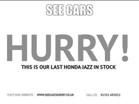 USED 2018 67 HONDA JAZZ 1.3 i-VTEC SE Navi Hatchback 5dr Petrol CVT Euro 6 (s/s) (102 ps) BLUETOOTH, USB, 12m MOT, 2 KEYS