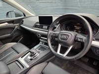 USED 2019 19 AUDI Q5 2.0 TDI 40 Sport SUV 5dr Diesel S Tronic quattro Euro 6 (s/s) (190 ps) 3 Zone Climate control A/C, Leather Seats, Heated Front Seats, Apple Carplay, Android Auto, Cruise control, Bluetooth, Voice control, Power folding heated wingmirrors, DAB radio, Auto Wipers, Auto Lights, LED daytime running lights, Front and Rear parking sensors, LED headlights, USB Input, Drive Modes