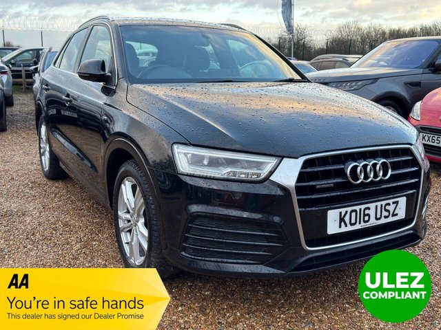 2016 AUDI Q3 2.0 TDI S line SUV 5dr Diesel S Tronic quattro Euro 6 (s/s) (Nav) (184 ps)
