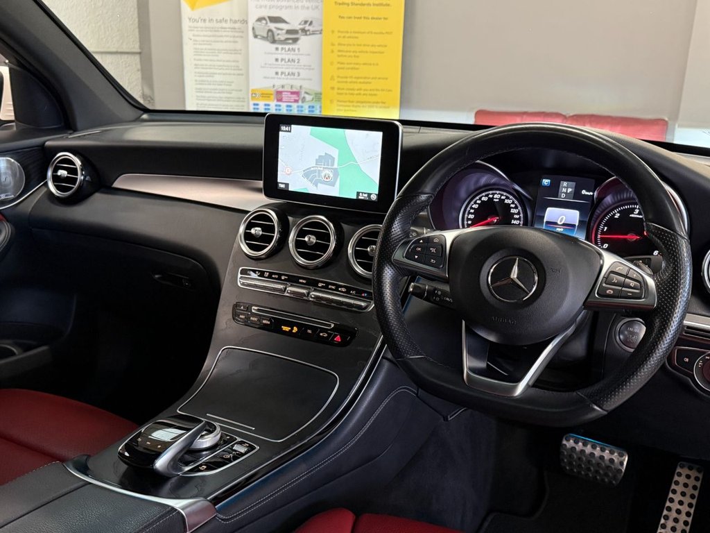 USED 2017 67 MERCEDES-BENZ GLC 3.0 GLC350d V6 AMG Line (Premium Plus) Coupe 5dr Diesel G-Tronic 4MATIC Euro 6 (s/s) (258 ps)