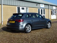 USED 2014 14 AUDI A3 1.4 TFSI S line Sportback 5dr Petrol Manual Euro 5 (s/s) (122 ps) www.suffolkcarcentre.co.uk - Located at Reydon