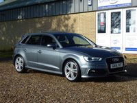USED 2014 14 AUDI A3 1.4 TFSI S line Sportback 5dr Petrol Manual Euro 5 (s/s) (122 ps) www.suffolkcarcentre.co.uk - Located at Reydon