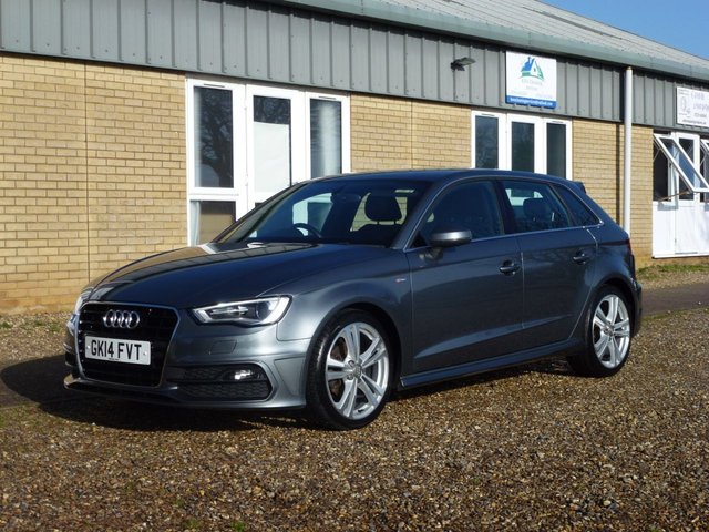 2014 14 Audi A3 1.4 TFSI S line Sportback 5dr Petrol Manual Euro 5 (s/s) (122 ps)