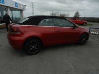 USED 2012 12 VOLKSWAGEN GOLF 1.6 TDI BlueMotion Tech SE Cabriolet 2dr Diesel Manual Euro 5 (s/s) (105 ps) ** Low Tax **
