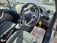 USED 2011 11 FORD FIESTA Silver 1.4 Titanium hatchback, 45,500 miles, ULEZ compliant, Automatic, Air Conditioning, Bluetooth, Cruise Control, 15in alloys and much more! Discover this 2011 Ford Fiesta Titanium, boasting exceptionally low mileage for its age, having covered just 45,500 miles. This well maintained example has had only three owners and benefits from a recent service on 15th August 2024 at 31,569 miles. It comes with a 12 month MOT provided on purchase and a 3 month warranty for your peace of mind. Under the bonnet, you'll find a responsive 1.4 litre petrol engine, paired with the desirable Titanium trim and its included City Pack, offering enhanced
