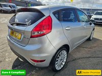 USED 2011 11 FORD FIESTA Silver 1.4 Titanium hatchback, 45,500 miles, ULEZ compliant, Automatic, Air Conditioning, Bluetooth, Cruise Control, 15in alloys and much more! Discover this 2011 Ford Fiesta Titanium, boasting exceptionally low mileage for its age, having covered just 45,500 miles. This well maintained example has had only three owners and benefits from a recent service on 15th August 2024 at 31,569 miles. It comes with a 12 month MOT provided on purchase and a 3 month warranty for your peace of mind. Under the bonnet, you'll find a responsive 1.4 litre petrol engine, paired with the desirable Titanium trim and its included City Pack, offering enhanced
