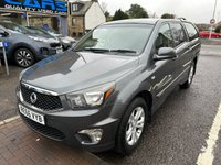 USED 2016 66 SSANGYONG KORANDO SPORTS 2.0D EX Pickup Double Cab 4dr Diesel Manual 4WD Euro 5 (155 ps) 2 FORMER KEEPERS, ONLY 67972 MILES FROM NEW, FULL SERVICE HISTORY "NO VAT"