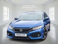 USED 2018 18 HONDA CIVIC 1.0 VTEC Turbo SR Hatchback 5dr Petrol CVT Euro 6 (s/s) (126 ps) Auto_1.0_Petrol_Turbo_UlezFree