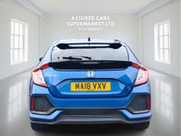 USED 2018 18 HONDA CIVIC 1.0 VTEC Turbo SR Hatchback 5dr Petrol CVT Euro 6 (s/s) (126 ps) Auto_1.0_Petrol_Turbo_UlezFree