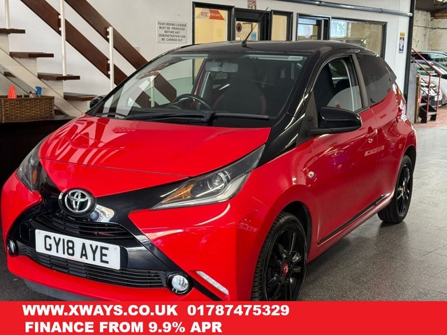 2018 TOYOTA AYGO 1.0 VVT-i x-cite 4 Red Bi-Tone Hatchback 5dr Petrol Manual Euro 6 (68 ps)