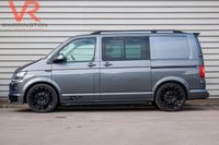 USED 2017 S VOLKSWAGEN TRANSPORTER 2.0 TDI T30 BlueMotion Tech Trendline Kombi Double Cab 5dr Diesel DSG FWD SWB Euro 6 (s/s) (150 ps) Rear Rock & Roll Bed + Pioneer Audio System + 7 Seats