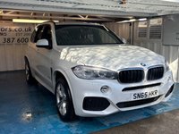 USED 2015 65 BMW X5 3.0 30d M Sport SUV 5dr Diesel Auto xDrive Euro 6 (s/s) (258 ps)+2 KEYS+FSH+PARK CONTROL+CAMERA+FULL LEATHER HEATED SEATS+BLUETOOTH+HIGH GLOSS+XENON ADAPTIVE LIGHTS+ADAPTIVE CRUISE+HIGH BEAM ASSIST+MEDIA+NAV+19
