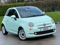 USED 2018 18 FIAT 500 1.2 Lounge Hatchback 3dr Petrol Manual Euro 6 (s/s) (69 bhp) GLASSROOF + 2 KEYS