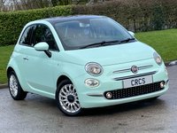 USED 2018 18 FIAT 500 1.2 Lounge Hatchback 3dr Petrol Manual Euro 6 (s/s) (69 bhp) GLASSROOF + 2 KEYS