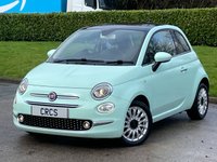 USED 2018 18 FIAT 500 1.2 Lounge Hatchback 3dr Petrol Manual Euro 6 (s/s) (69 bhp) GLASSROOF + 2 KEYS