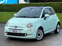 USED 2018 18 FIAT 500 1.2 Lounge Hatchback 3dr Petrol Manual Euro 6 (s/s) (69 bhp) GLASSROOF + 2 KEYS