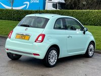 USED 2018 18 FIAT 500 1.2 Lounge Hatchback 3dr Petrol Manual Euro 6 (s/s) (69 bhp) GLASSROOF + 2 KEYS