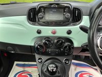 USED 2018 18 FIAT 500 1.2 Lounge Hatchback 3dr Petrol Manual Euro 6 (s/s) (69 bhp) GLASSROOF + 2 KEYS