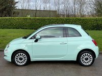 USED 2018 18 FIAT 500 1.2 Lounge Hatchback 3dr Petrol Manual Euro 6 (s/s) (69 bhp) GLASSROOF + 2 KEYS