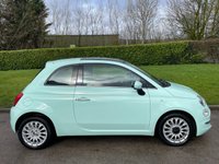 USED 2018 18 FIAT 500 1.2 Lounge Hatchback 3dr Petrol Manual Euro 6 (s/s) (69 bhp) GLASSROOF + 2 KEYS