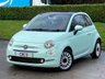USED 2018 18 FIAT 500 1.2 Lounge Hatchback 3dr Petrol Manual Euro 6 (s/s) (69 bhp) GLASSROOF + 2 KEYS
