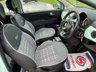 USED 2018 18 FIAT 500 1.2 Lounge Hatchback 3dr Petrol Manual Euro 6 (s/s) (69 bhp) GLASSROOF + 2 KEYS