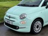 USED 2018 18 FIAT 500 1.2 Lounge Hatchback 3dr Petrol Manual Euro 6 (s/s) (69 bhp) GLASSROOF + 2 KEYS