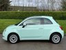 USED 2018 18 FIAT 500 1.2 Lounge Hatchback 3dr Petrol Manual Euro 6 (s/s) (69 bhp) GLASSROOF + 2 KEYS