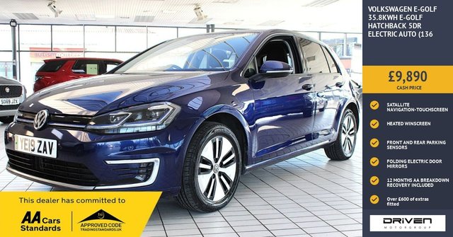2019 GOLF 35.8KWH E GOLF HATCHBACK 5DR ELECTRIC AUTO 136 PS YEAR 2019 MILEAGE... photo