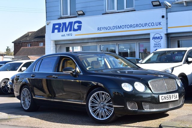 View our Bentley Continental 6.0 W12 Flying Spur Speed Saloon 4dr Petrol Auto 4WD | REVERSE CAMERA | HEATED MEMORY SEATS INCLUDING BACK SEATS | SUNROOF | PAINT STRIPE | WELL MAINTAINED | MUST SEE CAR!