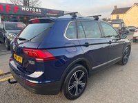 USED 2017 66 VOLKSWAGEN TIGUAN 2.0 TDI BlueMotion Tech SE Navigation SUV 5dr Diesel Manual 4Motion Euro 6 (s/s) (150 ps) Buy with Complete Confidence from Sheriff Motors, All our vehicles are extensively road tested and thoroughly inspected prior to sale. Each vehicle comes with a new 1 year mot and we rectify all advisories and failures at no additional cost to our customers, plus a full oil and filter service. For added peace of mind, every car includes a 6 month complimentary RAC Warranty, 12 months Rac Breakdown Cover giving you complete confidence when you buy from Sheriff Motors.