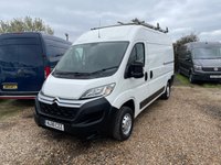 USED 2018 18 CITROEN RELAY 2.0 BlueHDi 35 Enterprise Panel Van 5dr Diesel Manual L2 High Roof Euro 6 (130 ps) A/C- racking-sensors-cam-sec locks