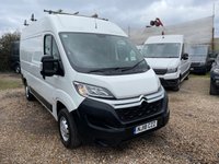 USED 2018 18 CITROEN RELAY 2.0 BlueHDi 35 Enterprise Panel Van 5dr Diesel Manual L2 High Roof Euro 6 (130 ps) A/C- racking-sensors-cam-sec locks