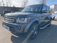 USED 2015 65 LAND ROVER DISCOVERY 4 3.0 SD V6 HSE Luxury SUV 5dr Diesel Auto 4WD Euro 6 (s/s) (256 bhp) ANOTHER ABSOLUTE BEAUTY, JUST IN AND FINISHED IN STUNNING METALLIC GREY PAINT+4 WHEEL DRIVE+7 SEATER+DIESEL+AUTOMATIC+ONLY 2 FORMER KEEPERS+SERVICE HISTORY+ULEZ COMPLIANT+REAR ENTERTAINMENT+PRIVACY GLASS+TOWBAR+AUTOMATIC HEADLIGHTS AND HIGH BEAM ASSIST+SIDE STEPS+FULL LEATHER INTERIOR+FULL PANORAMIC GLASS ROOF+SATELLITE NAVIGATION+PARK ASSIST+CLIMATE CONTROL+20 INCH 5 SPLIT SPOKE ALLOY WHEELS+CALL NOW TO ARRANGE A VIEWING+THIS VEHICLE IS NOT TO BE MISSED AND IS READY TO DRIVE AWAY TODAY!!!!!!!!!