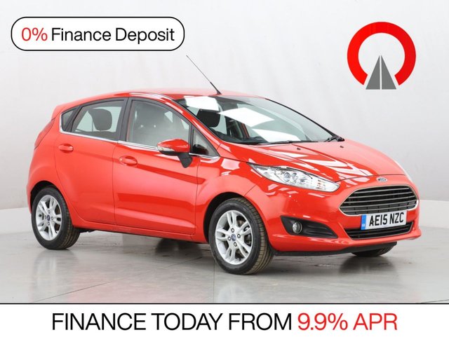 2015 FIESTA 1.0T ECOBOOST ZETEC HATCHBACK 5DR PETROL MANUAL EURO 5 S S 100... photo