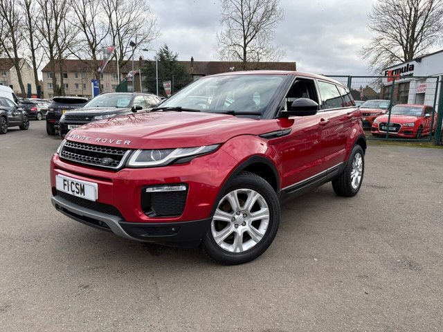 2018 18 LAND ROVER RANGE ROVER EVOQUE 2.0 eD4 SE Tech SUV 5dr Diesel Manual FWD Euro 6 (s/s) (150 ps) A LOVELY ADDITION TO OUR HUGE EVOQUE SELECTION FINISHED IN METALLIC RED PAINT+JUST 1 FORMER KEEPER+SERVICE HISTORY+DIESEL+HEATED SEATS+DAB DIGITAL RADIO+MEDIA CONNECTIVITY+FULL LEATHER INTERIOR+SATELLITE NAVIGATION+PARK ASSIST+AIR CONDITIONING+AUTOMATIC CLIMATE CONTROL+ALLOY WHEEL+1 FULL YEARS MOT PRIOR TO COLLECTION+CALL NOW TO SPEAK WITH ONE OF OUR EXPERIENCED SALES ADVISORS!!!!!!!!!!!!!!!!!!!!!!!!!!!!!!!!!