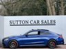 USED 2018 68 MERCEDES-BENZ C CLASS 4.0 C63 V8 BiTurbo AMG S (Premium Plus) SpdS MCT Euro 6 (s/s) 2dr PAN ROOF/BURMESTER/FACELIFT