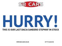 USED 2017 67 DACIA SANDERO STEPWAY 1.5 dCi Ambiance Hatchback 5dr Diesel Manual Euro 6 (s/s) (90 ps) WELL MAINTAINED 7 SERVICES: