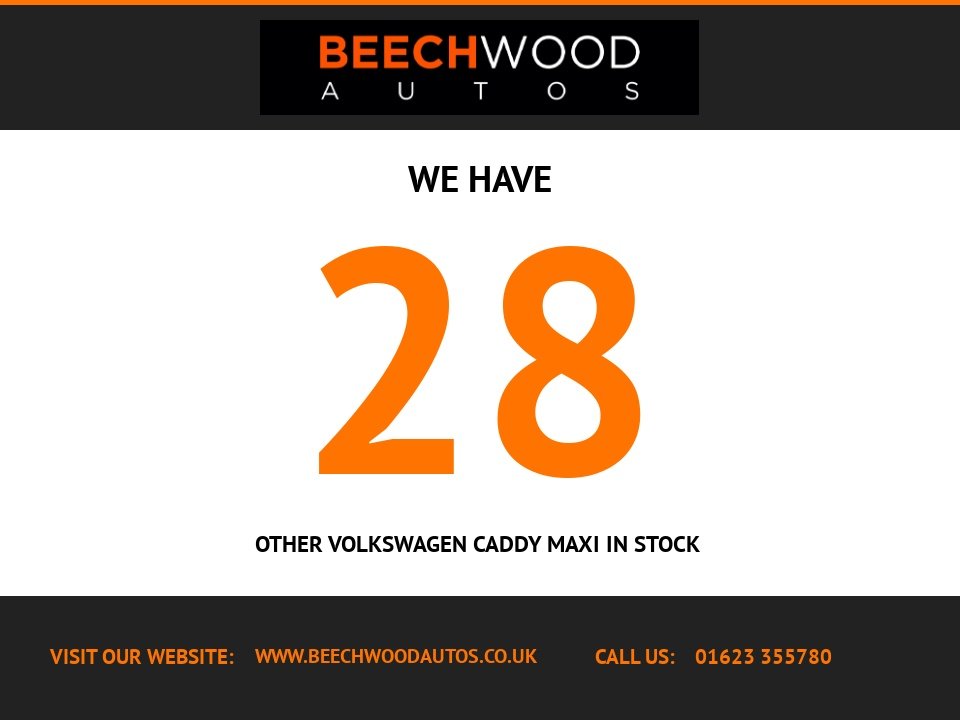 USED 2021 71 VOLKSWAGEN CADDY MAXI 2.0 TDI C20 Commerce Panel Van 6dr Diesel Manual LWB Euro 6 (s/s) (102 ps) *BRAND NEW 19" WHEELS & TYRES*
